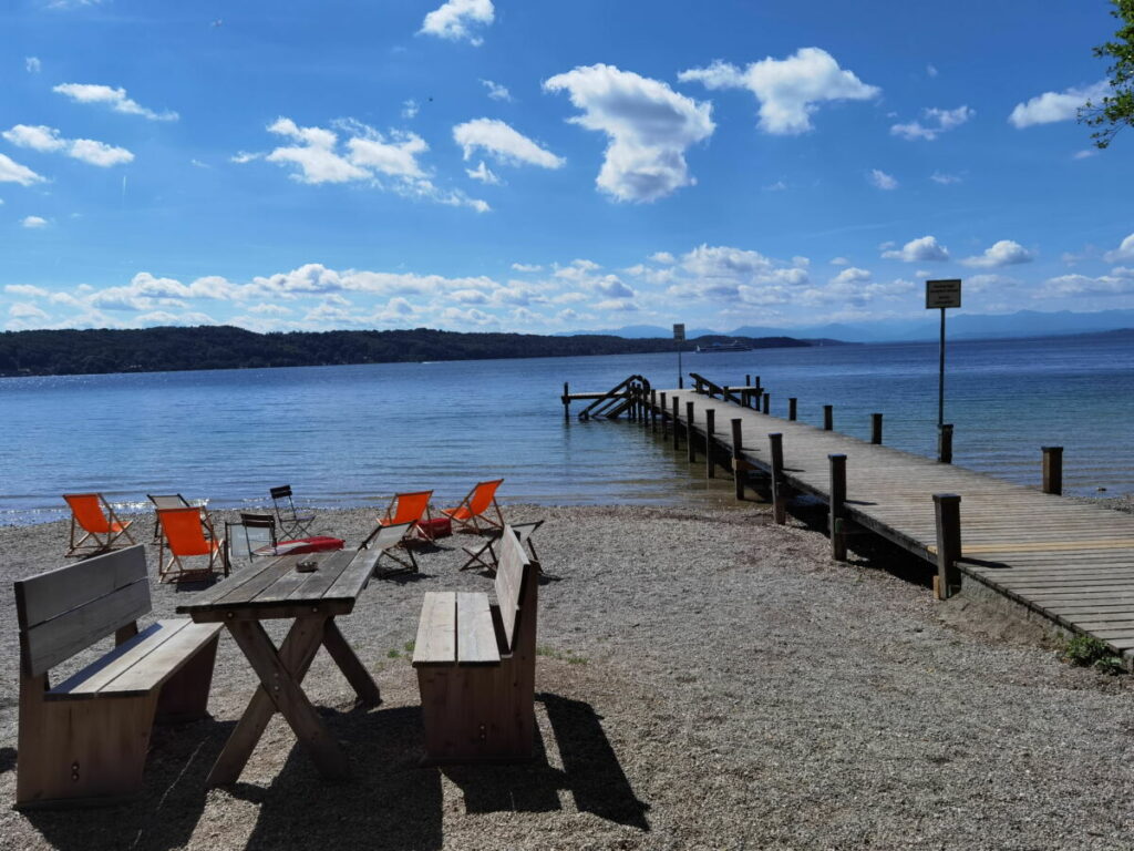 Starnberger See baden - das ist das Paradies am Starnberger See mit einem der vier Badestege