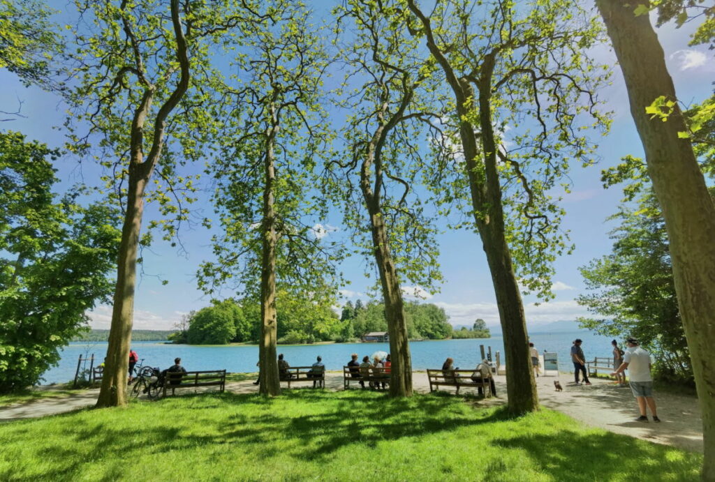 Idyllischer Ausflug zur Roseninsel - der einzigen Insel im Starnberger See